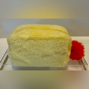 Fluffy Yellow Pouch